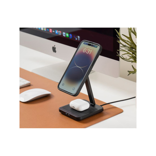 Подвійна безпровідна зарядка для телефону MAG Dual Desktop Quad Lock на стіл