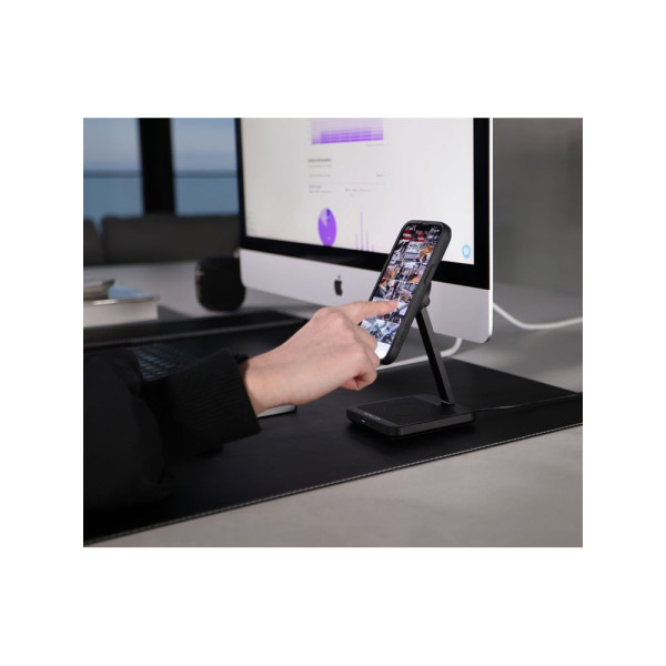 Подвійна безпровідна зарядка для телефону MAG Dual Desktop Quad Lock на стіл