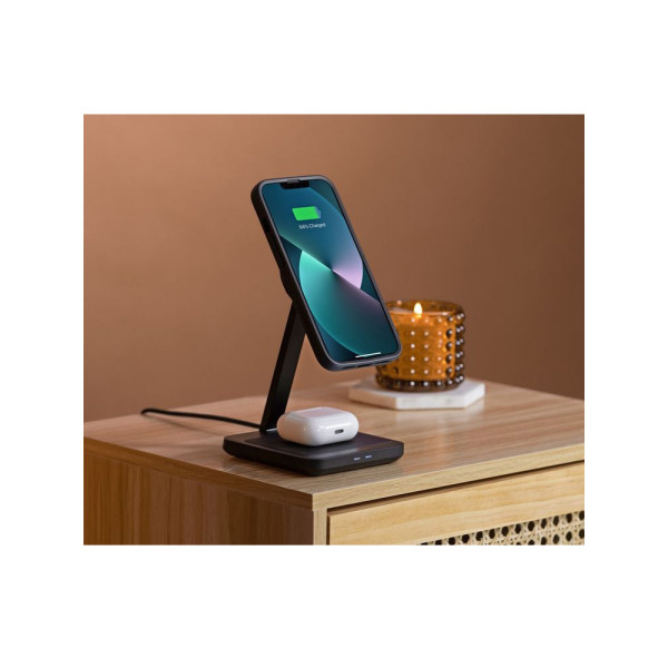 Подвійна безпровідна зарядка для телефону MAG Dual Desktop Quad Lock на стіл