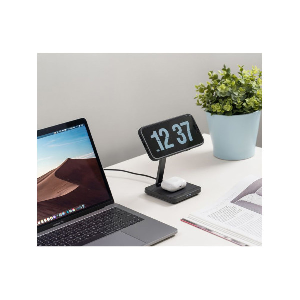 Подвійна безпровідна зарядка для телефону MAG Dual Desktop Quad Lock на стіл