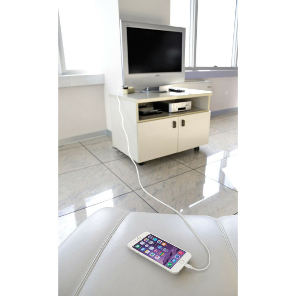 Кабель USB Лампа з виходом типу Lighting 200 см білий