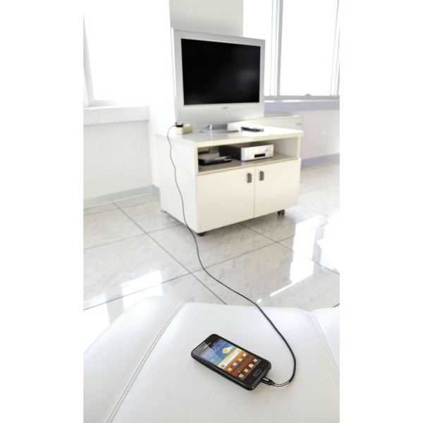 Кабель USB Лампа з виходом micro USB 200 см чорний