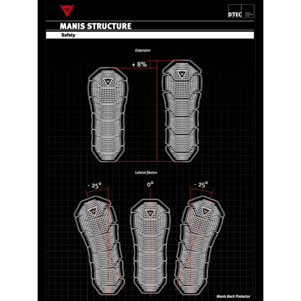 Протектор спини Dainese Manis довжина 59-T