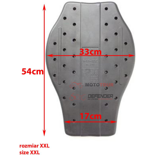 Захисник спини SAS-TEC SC 1/15 XXL - рівень 2 X-Factor