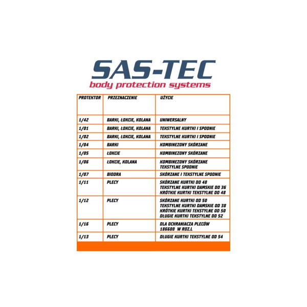Захисник спини Büse Sas-Tec SC-1/16