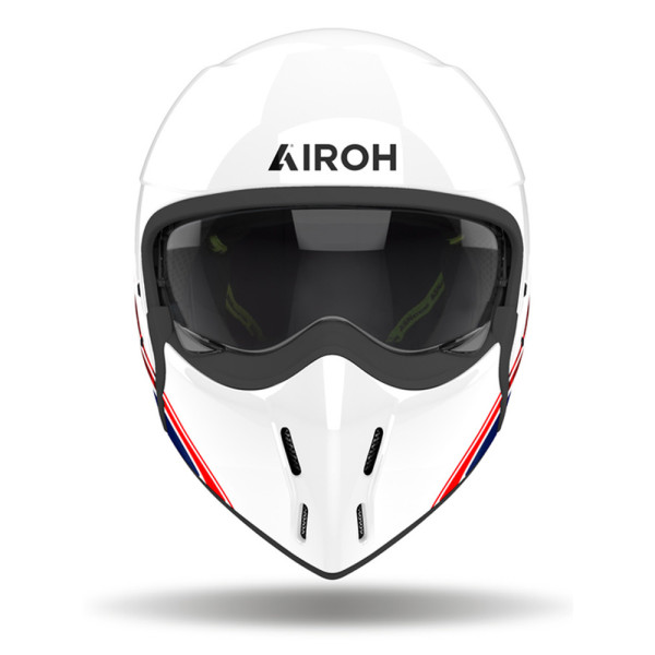 Модульний шолом Airoh J110 Eon біло-синьо-червоний