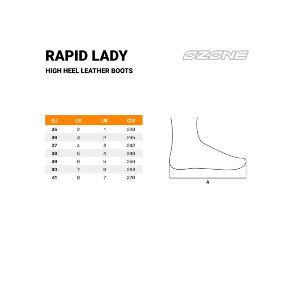 Жіночі мотоциклетні черевики шкіряні Ozone Rapid чорні