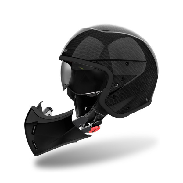 Модульний шолом Airoh J110 Carbon чорний