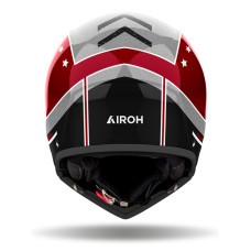 Модульний шолом Airoh J110 Command червоно-сірий