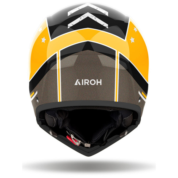 Модульний шолом Airoh J110 Command чорний-жовтий