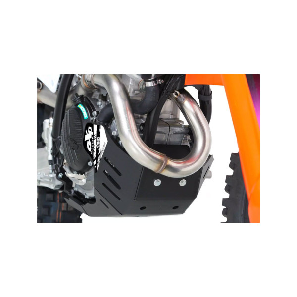 Плита під двигун AXP Racing KTM 250 EXC-F (24-)/350 EXC-F (24-) чорна