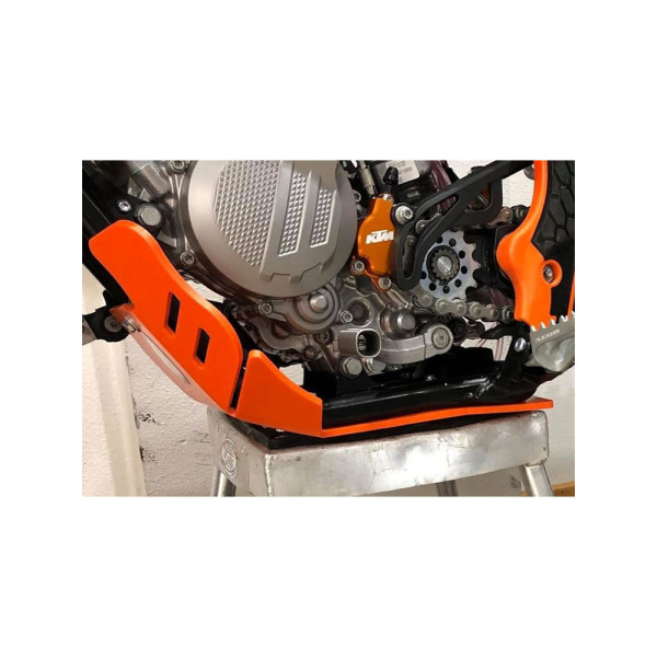 Плита під двигун AXP Racing Xtrem KTM 150EXC TPI/150XCW TPI (20-22), 125EXC/125XCW (17-19) помаранчева
