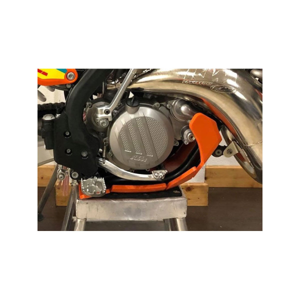 Плита під двигун AXP Racing Xtrem KTM 150EXC TPI/150XCW TPI (20-22), 125EXC/125XCW (17-19) помаранчева