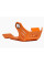 Плита під двигун AXP Racing Xtrem KTM 250SXF/250XCF/350SXF/350XCF(23-) з захистом підйомника помаранчева