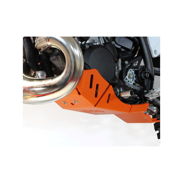 Плита під двигун AXP Racing Xtrem KTM 250SX/300SX/250XC/300XC (23-) з захистом підйомника помаранчева