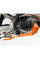 Плита під двигун AXP Racing Xtrem KTM 125SX, 125XC (23-) з захистом підйомника помаранчева