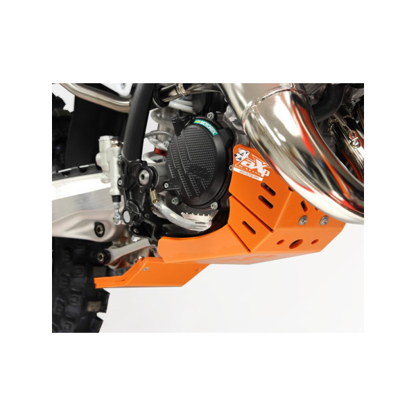 Плита під двигун AXP Racing Xtrem KTM 125SX, 125XC (23-) з захистом підйомника помаранчева
