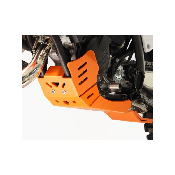 Плита під двигун AXP Racing Xtrem KTM 125SX, 125XC (23-) з захистом підйомника помаранчева