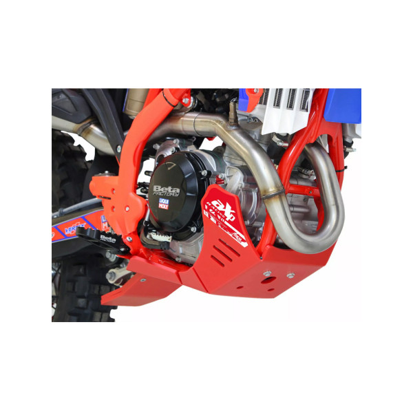 Плита під двигун AXP Racing Xtrem Beta RR 350/390/430/480/Race/XPRO (24-) з захистом підйомника червона