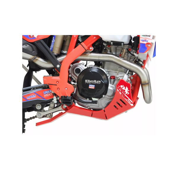 Плита під двигун AXP Racing Xtrem Beta RR 350/390/430/480/Race/XPRO (24-) з захистом підйомника червона