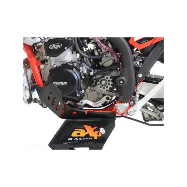 Плита під двигун AXP Racing Xtrem для Beta 250 Xtrainer, 300 Xtrainer (23-) з захистом підйомника чорна