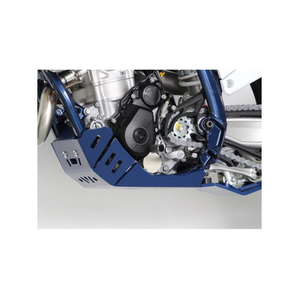 Плита під двигун AXP Racing Xtrem Husqvarna FC250/FC350/FX350 (23-), FE250/FE350/S/W (24-) з захистом підйомника синя