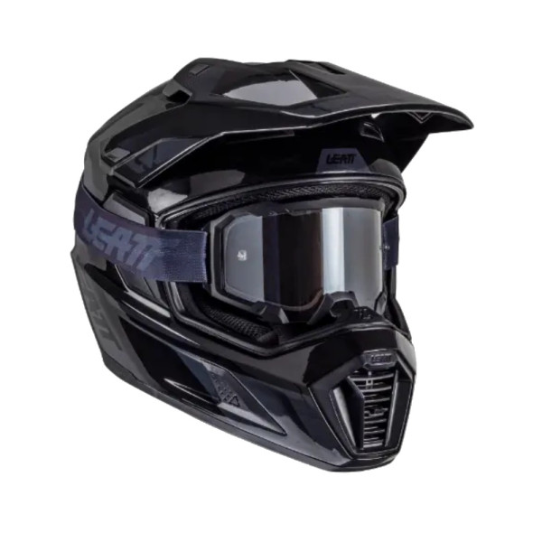 Шолом adventure Leatt Kit Adv 8.5 V25 з окулярами чорний