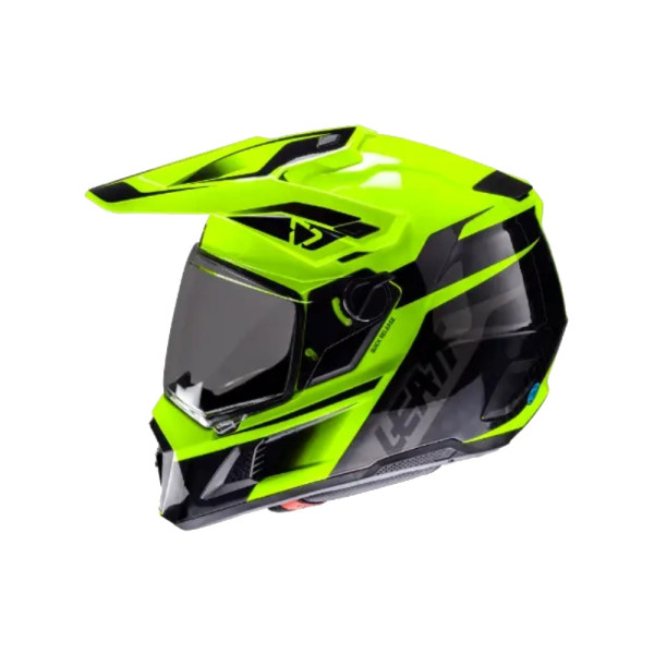 Шолом adventure Leatt Kit Adv 8.5 V25 Hi-Viz з окулярами чорний-флюо