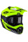 Шолом adventure Leatt Kit Adv 8.5 V25 Hi-Viz з окулярами чорний-флюо
