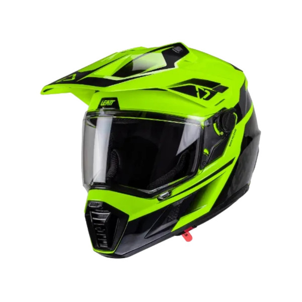 Шолом adventure Leatt Kit Adv 8.5 V25 Hi-Viz з окулярами чорний-флюо