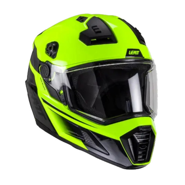 Шолом adventure Leatt Kit Adv 8.5 V25 Hi-Viz з окулярами чорний-флюо