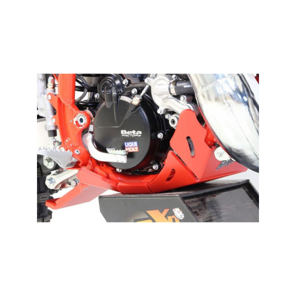 Плита під двигун AXP Racing Xtrem Beta 125RR/200RR (20-22) з захистом ківка червона