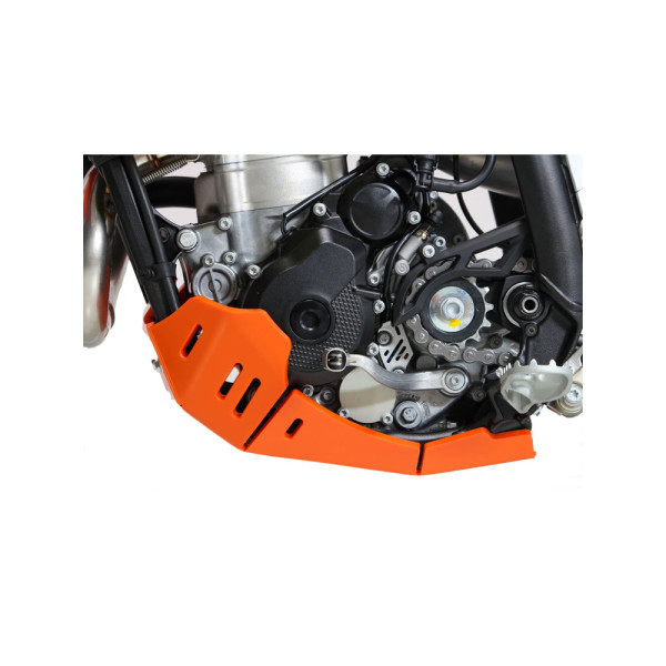 Плита під двигун AXP Racing KTM 250 EXC-F (24-)/350 EXC-F (24-) помаранчева