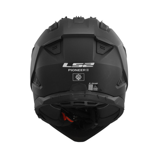 Шолом adventure LS2 MX702 Pioneer II чорний матовий
