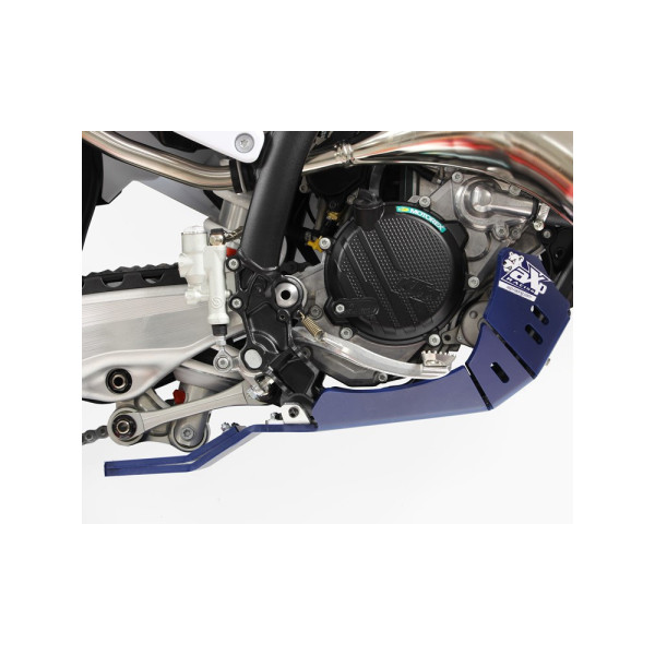 Плита під двигун AXP Racing Xtrem Husqvarna TC125 (23-), TE125/150 (24-) з захистом підйомника синя