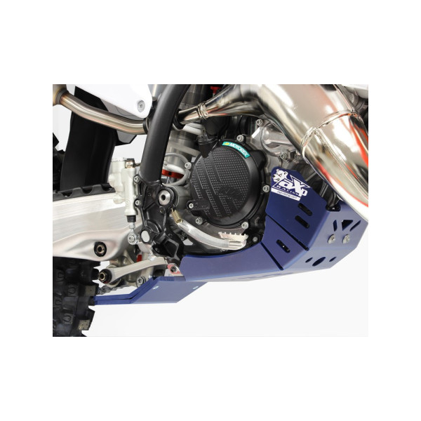 Плита під двигун AXP Racing Xtrem Husqvarna TC125 (23-), TE125/150 (24-) з захистом підйомника синя