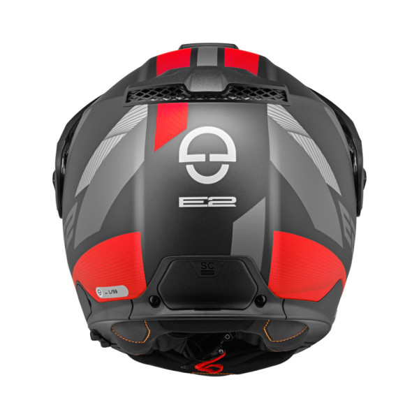 Шолом щелепний Schuberth E2 Defender червоний