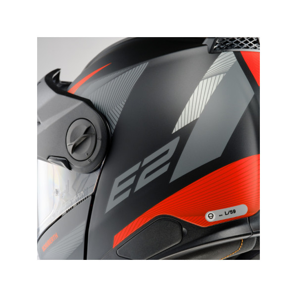 Шолом щелепний Schuberth E2 Defender червоний