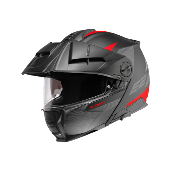 Шолом щелепний Schuberth E2 Defender червоний