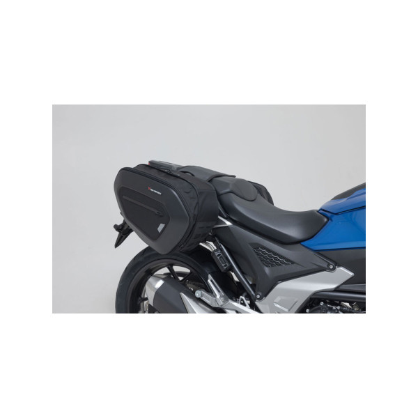 Sakwy tekstylne SW-MOTECH PRO BLAZE H з комплектом кріплення для Honda NC750X/ XA/ XD (20-) чорні об'єм: 30-40l