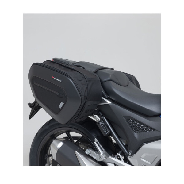 Sakwy tekstylne SW-MOTECH PRO BLAZE H з комплектом кріплення для Honda NC750XA/X (20-) чорні об'єм: 30-40l