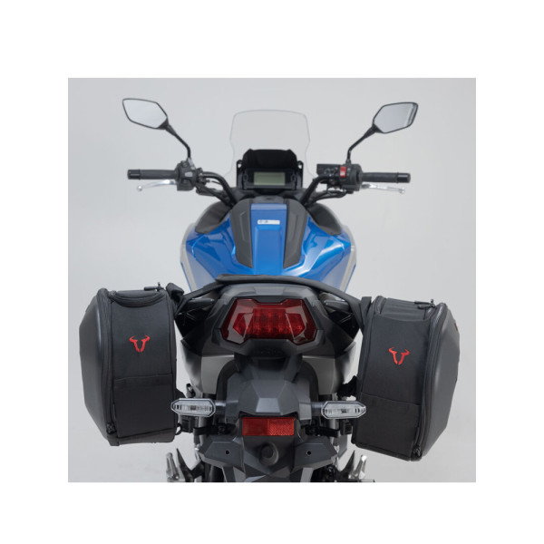 Sakwy tekstylne SW-MOTECH PRO BLAZE H з комплектом кріплення для Honda NC750XA/X (20-) чорні об'єм: 30-40l