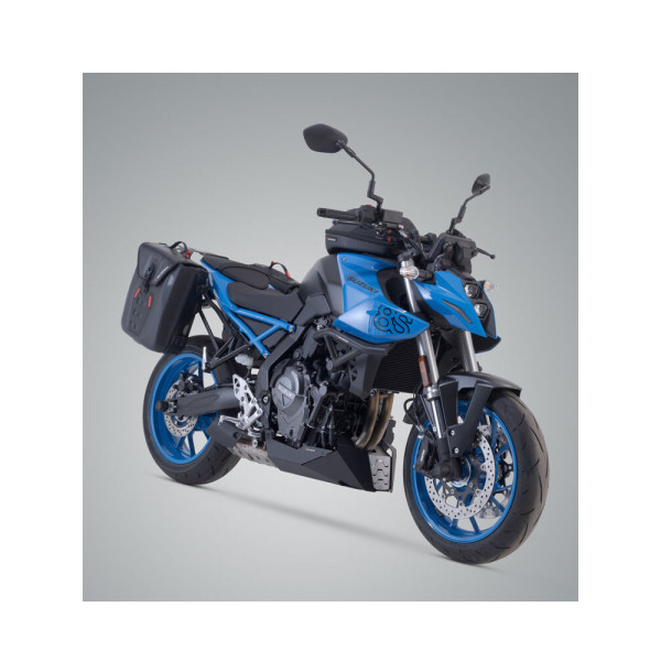 Водонепроникні мотоциклетні сумки SysBag WP M/M SW-MOTECH + кріплення SLC для Suzuki GSX 8S (23-)/ GSX 8R (24-) (об'єм: 2 x 17-23L)