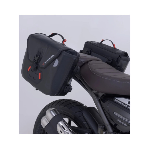 Водонепроникні сумки SysBag WP M/S SW-MOTECH + кріплення SLC для Triumph Speed 400/ Scrambler 400 X (23-) об'єм: 17-23л/ 12-16л