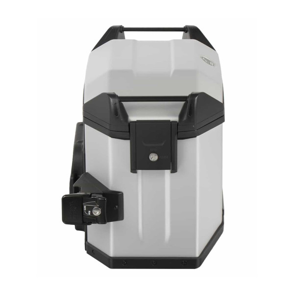 Боковий кофр правий Hepco&Becker Xceed 38 срібний (об'єм: 38L)