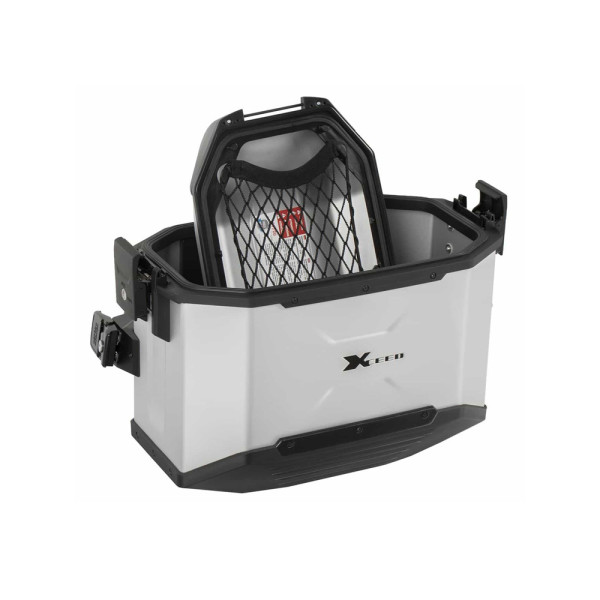 Боковий кофр правий Hepco&Becker Xceed 38 срібний (об'єм: 38L)