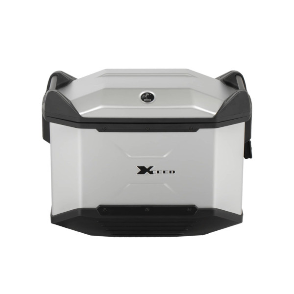 Боковий кофр лівий Hepco&Becker Xceed 38 срібний (об'єм: 38L)