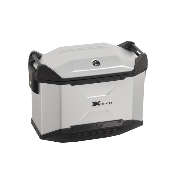 Боковий кофр лівий Hepco&Becker Xceed 38 срібний (об'єм: 38L)