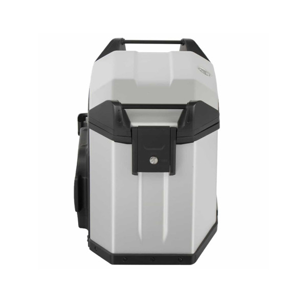 Боковий кофр лівий Hepco&Becker Xceed 38 срібний (об'єм: 38L)