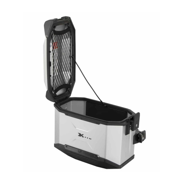 Боковий кофр лівий Hepco&Becker Xceed 38 срібний (об'єм: 38L)